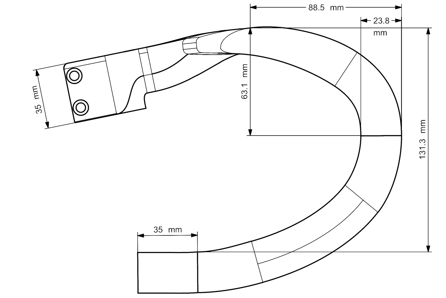 Baarja Integrated Aero Barstem